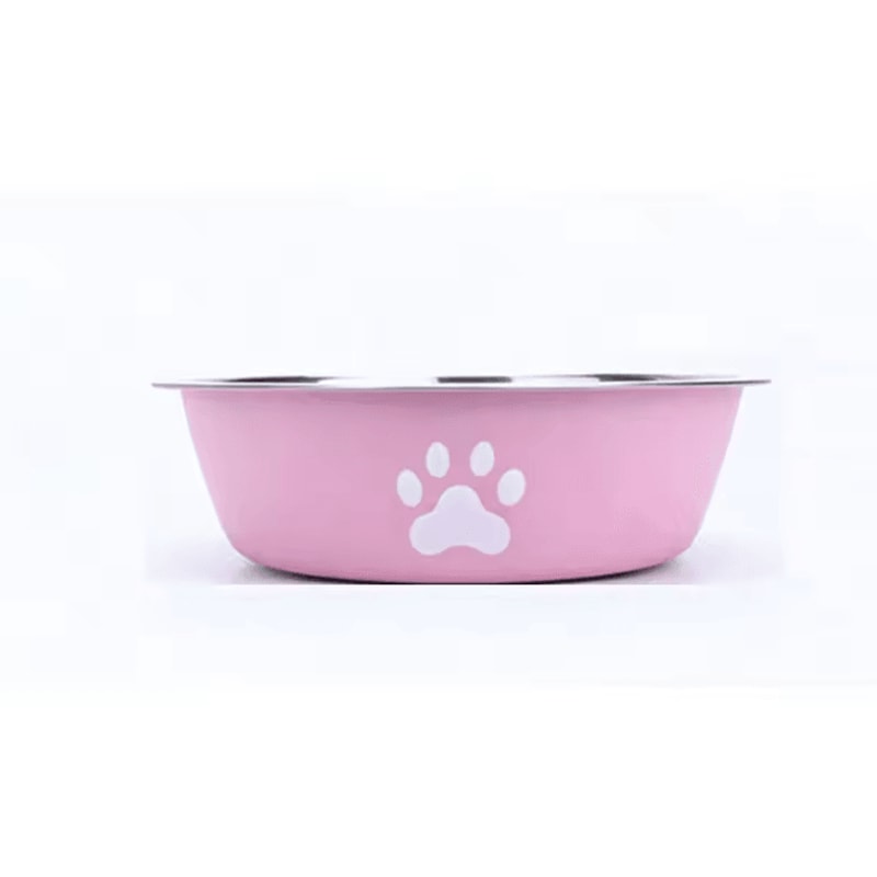 Stainless Steel NonSlip Pet Feeding Bowl For Cats Dogs 5