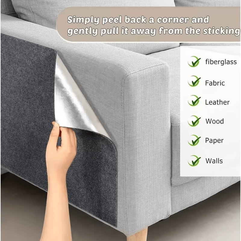 SelfAdhesive Cat Scratch Mat Sofa Protector For Furniture 2