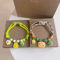 Colorful Braided Pet Necklace Collar With Bell Charm 1
