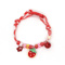 Colorful Braided Pet Necklace Collar With Bell Charm 4