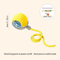 USB Rechargeable Smart Rolling Ball Cat Toy With Tail Teaser 4