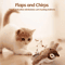 TouchActivated Chirping Flapping Bird Interactive Pet Toy 1
