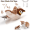TouchActivated Chirping Flapping Bird Interactive Pet Toy 4