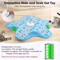 Automatic Turntable Cat Toy With Moving Feather Animal Sounds 0
