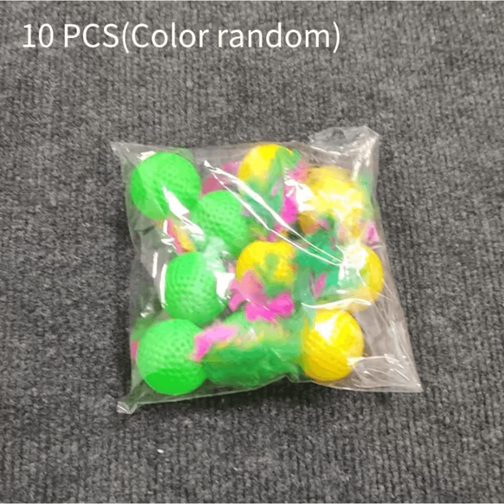 Colorful Feather Golf Ball Cat Toy Set 4
