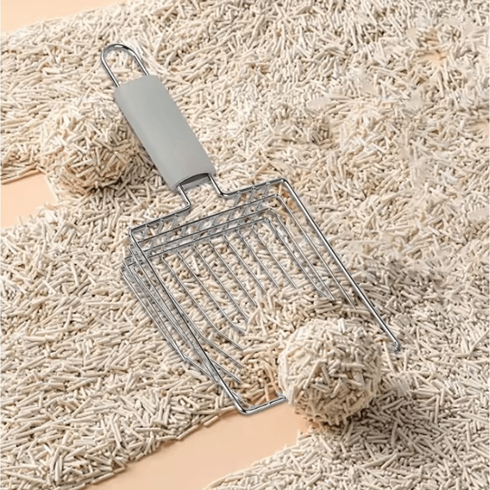 HeavyDuty Stainless Steel Cat Litter Scoop With Aluminum Handle 3
