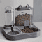 2in1 Automatic Pet Feeder Water Dispenser Station 0