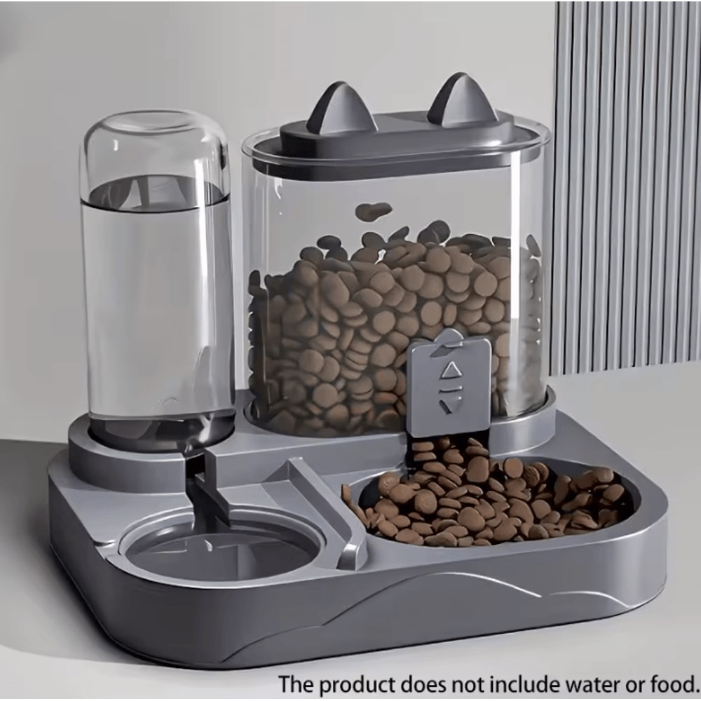 2in1 Automatic Pet Feeder Water Dispenser Station 4