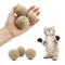 Handmade Sisal Sounding Cat Ball Toy Set 0