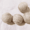 Handmade Sisal Sounding Cat Ball Toy Set 3