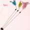 3Piece Retractable Feather Wand Cat Teaser Toy Set 3