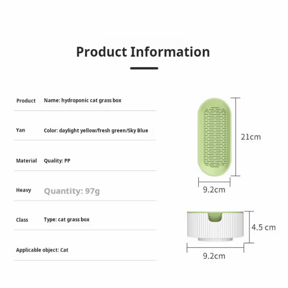 Hydroponic Cat Grass Growing Kit For Cats 2