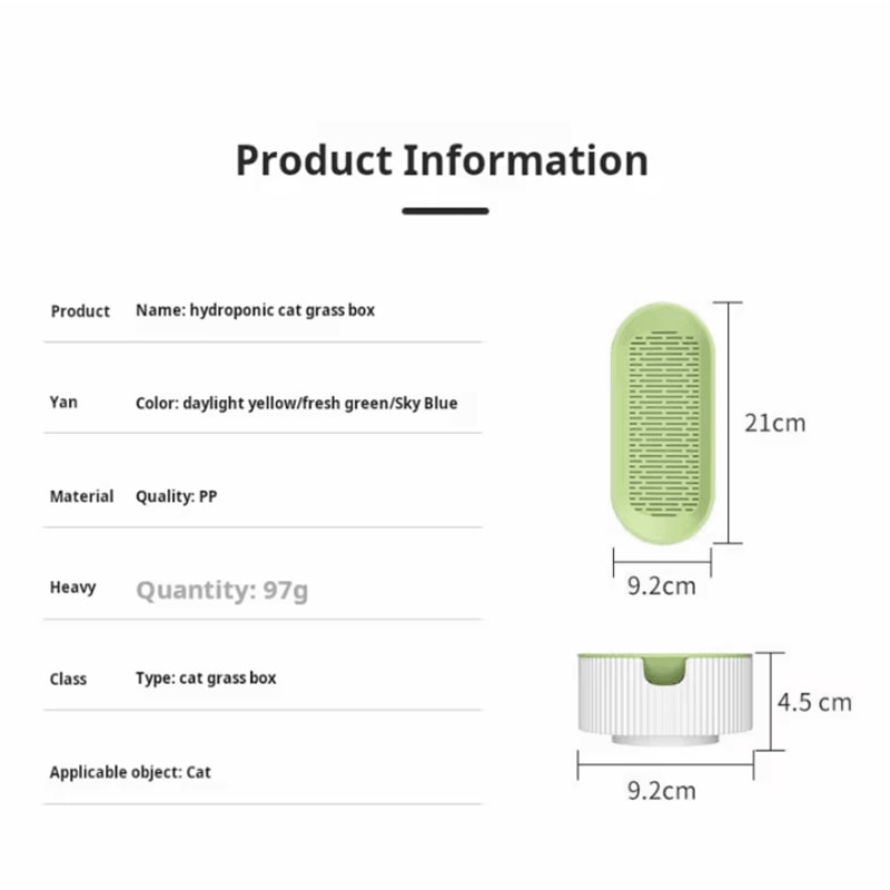 Hydroponic Cat Grass Growing Kit For Cats 2