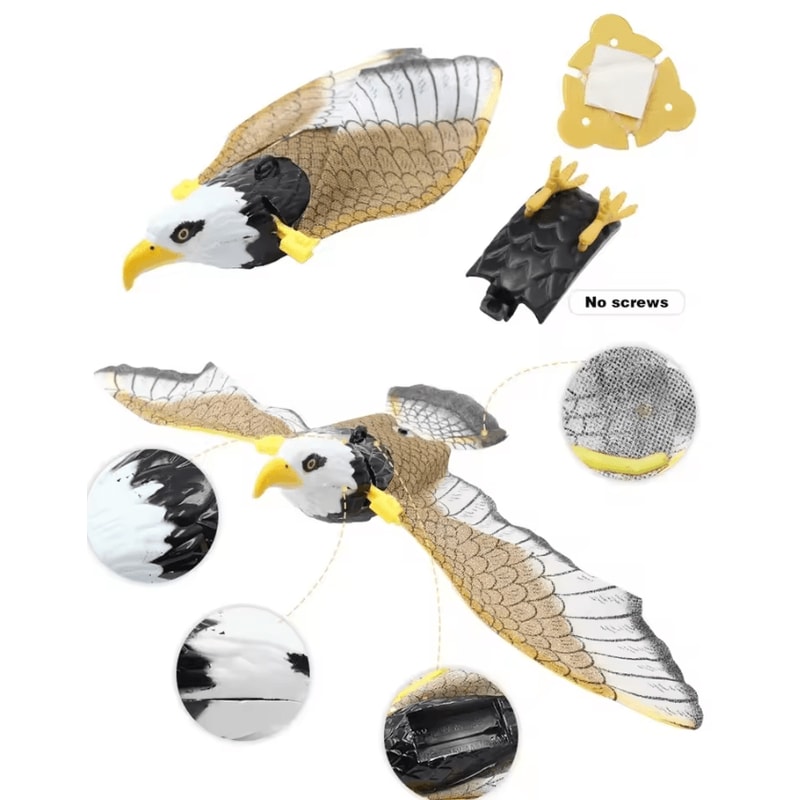 Electric Flying Bird Interactive Cat Toy 1