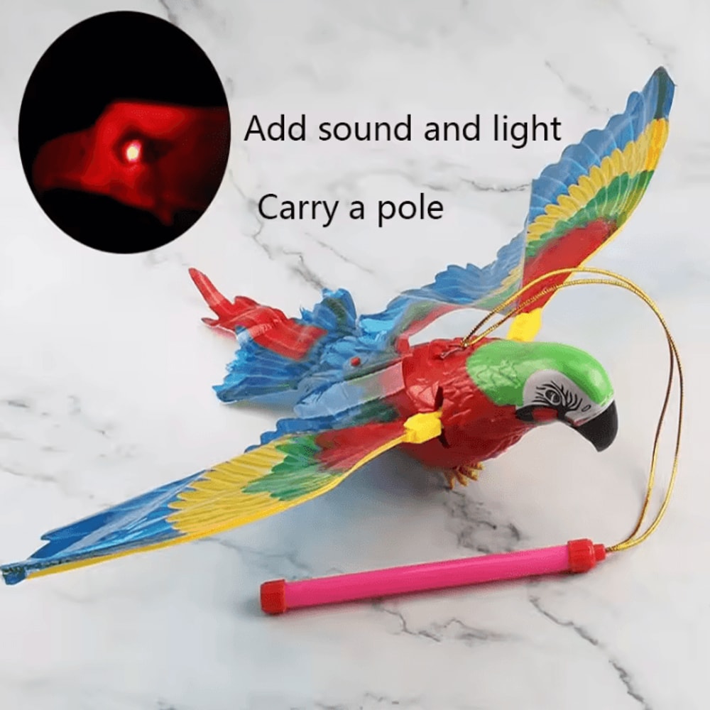 Electric Flying Bird Interactive Cat Toy 6