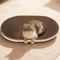 Oval Corrugated Cat Scratcher Bed Lounge 0