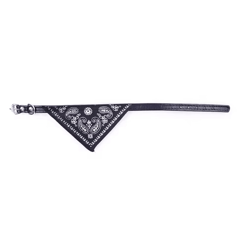 Adjustable Printed Bandana Collar For Cats Small Dogs 3