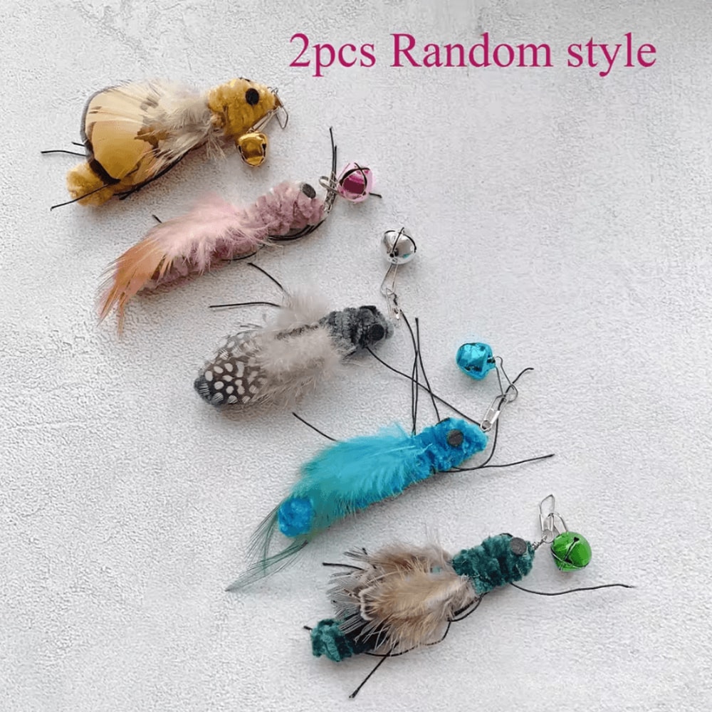 Plush Insect Replacement Heads For Cat Teaser Wands 6