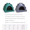 Foldable Pet Tent House With Breathable Cooling Mat 2