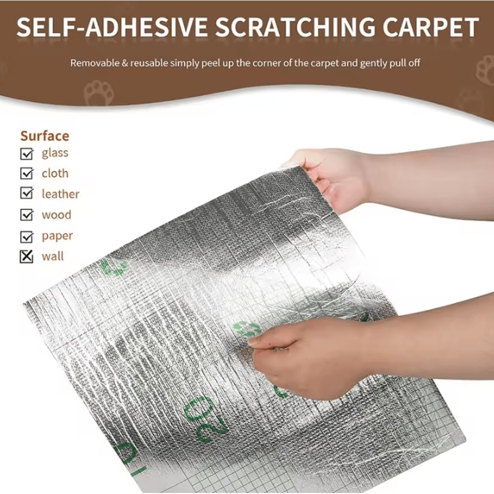 SelfAdhesive Cat Climbing Scratching Wall Mat 1