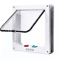 4Way Locking Weatherproof Cat Door For Cats Small Pets 4