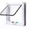 4Way Locking Weatherproof Cat Door For Cats Small Pets 4