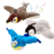 Interactive Flapping Chirping Bird Cat Toy With Catnip 0