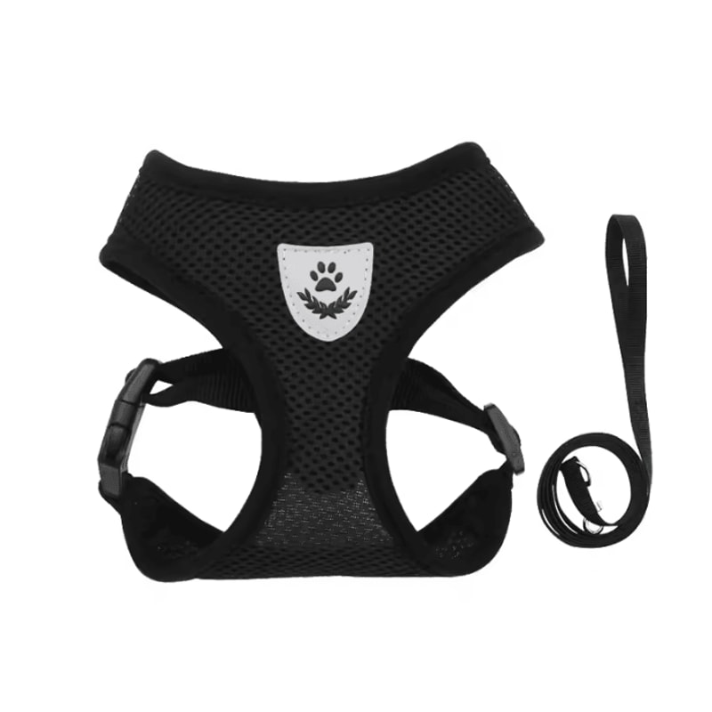Reflective EscapeProof Cat Harness Leash Set 4