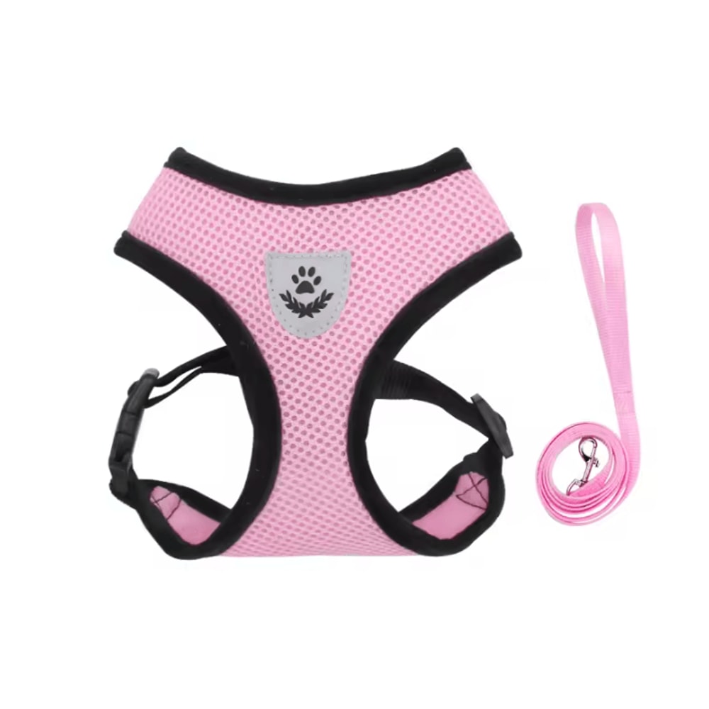 Reflective EscapeProof Cat Harness Leash Set 6