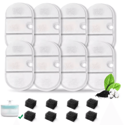 premium replacement filter set for 2.1l cat water fountain