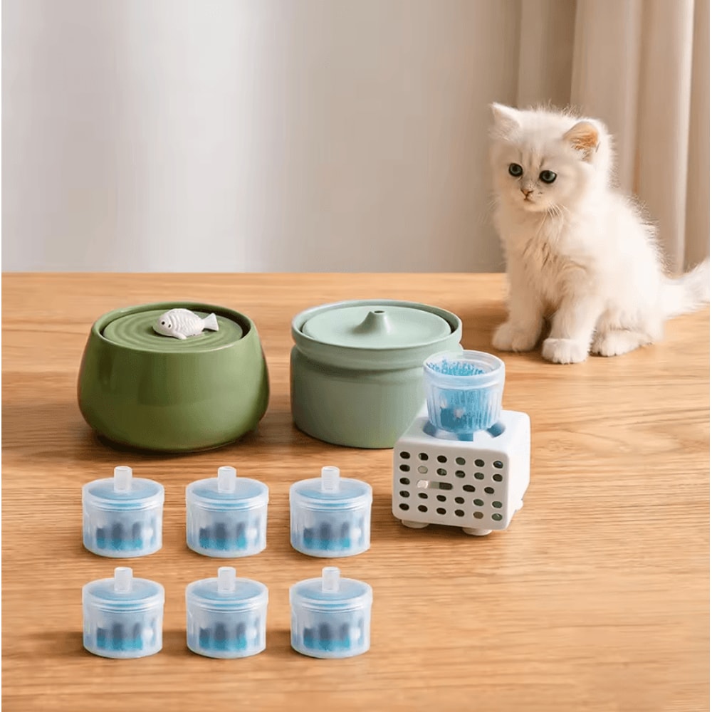 Replacement Filter Set For 13L Cat Water Fountain 0