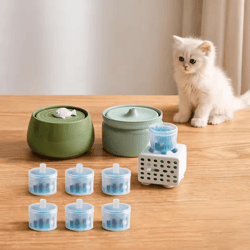 replacement filter set for 1.3l cat water fountain