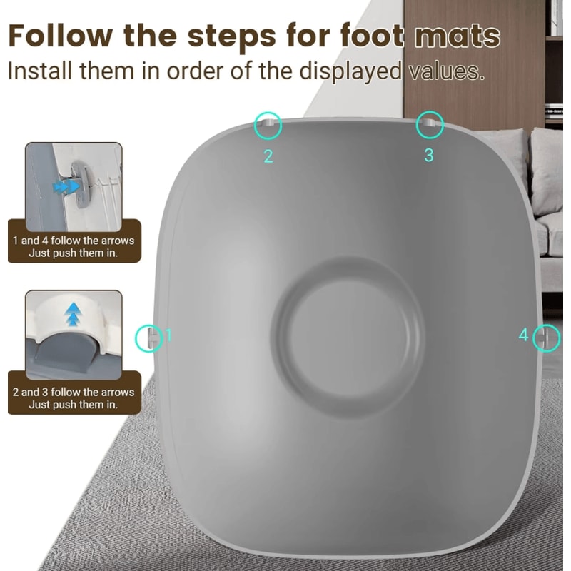 Silicone Replacement Pad For TONEPIE Automatic SelfCleaning Cat Litter Box 3