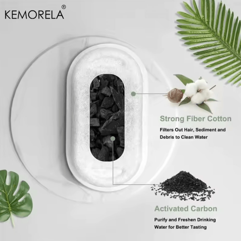 Activated Carbon Replacement Filters For Pet Water Fountains 2