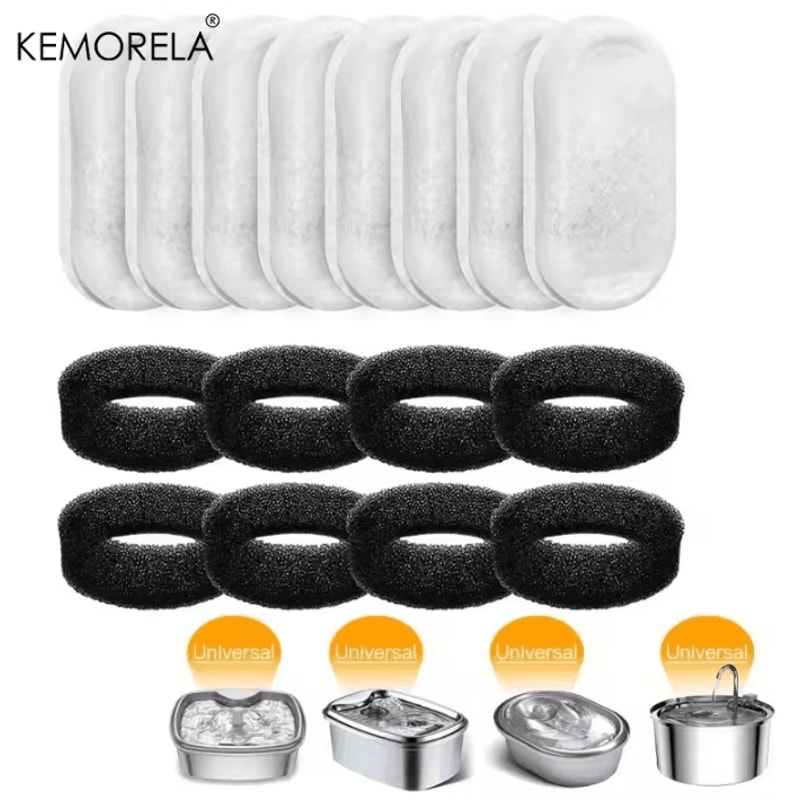Activated Carbon Replacement Filters For Pet Water Fountains 3