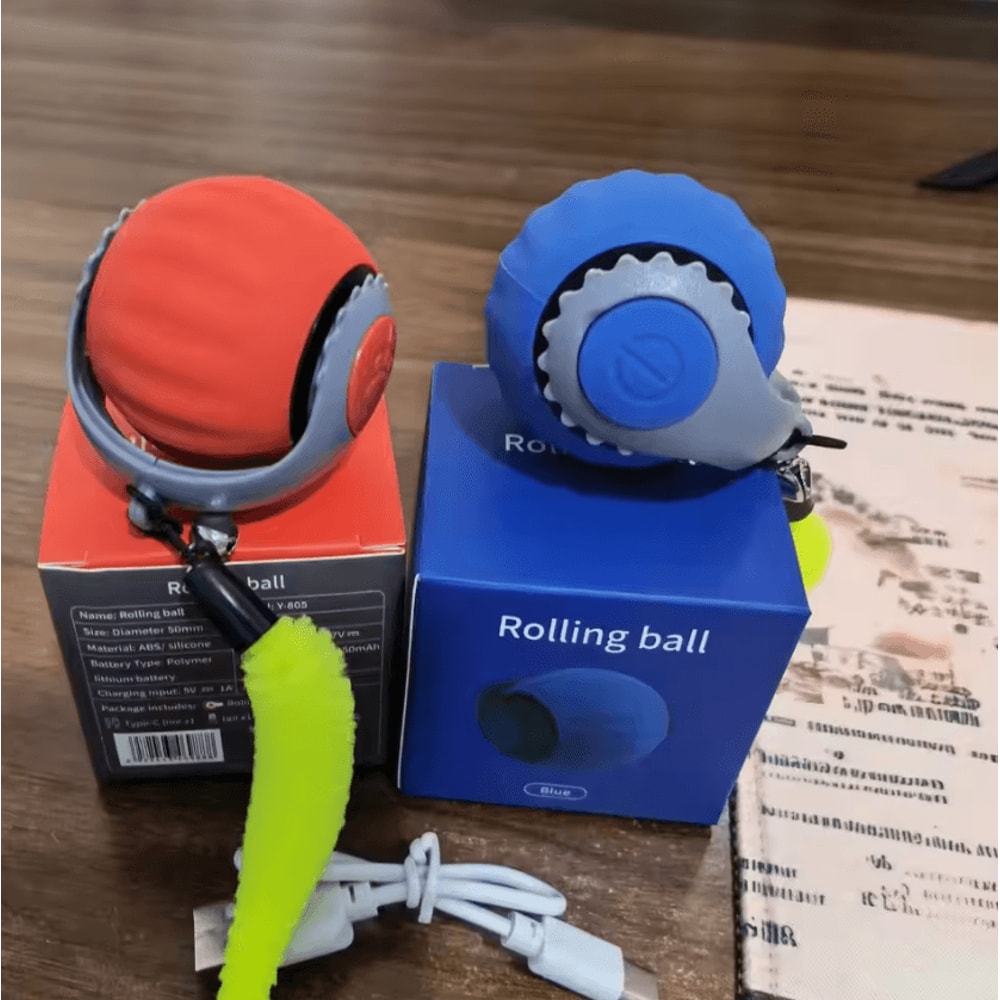 Smart Rolling Cat Ball Toy For Independent Play 0