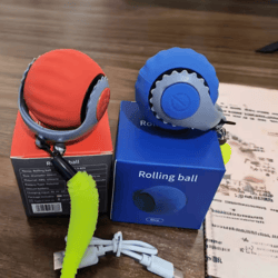 smart rolling cat ball toy for independent play