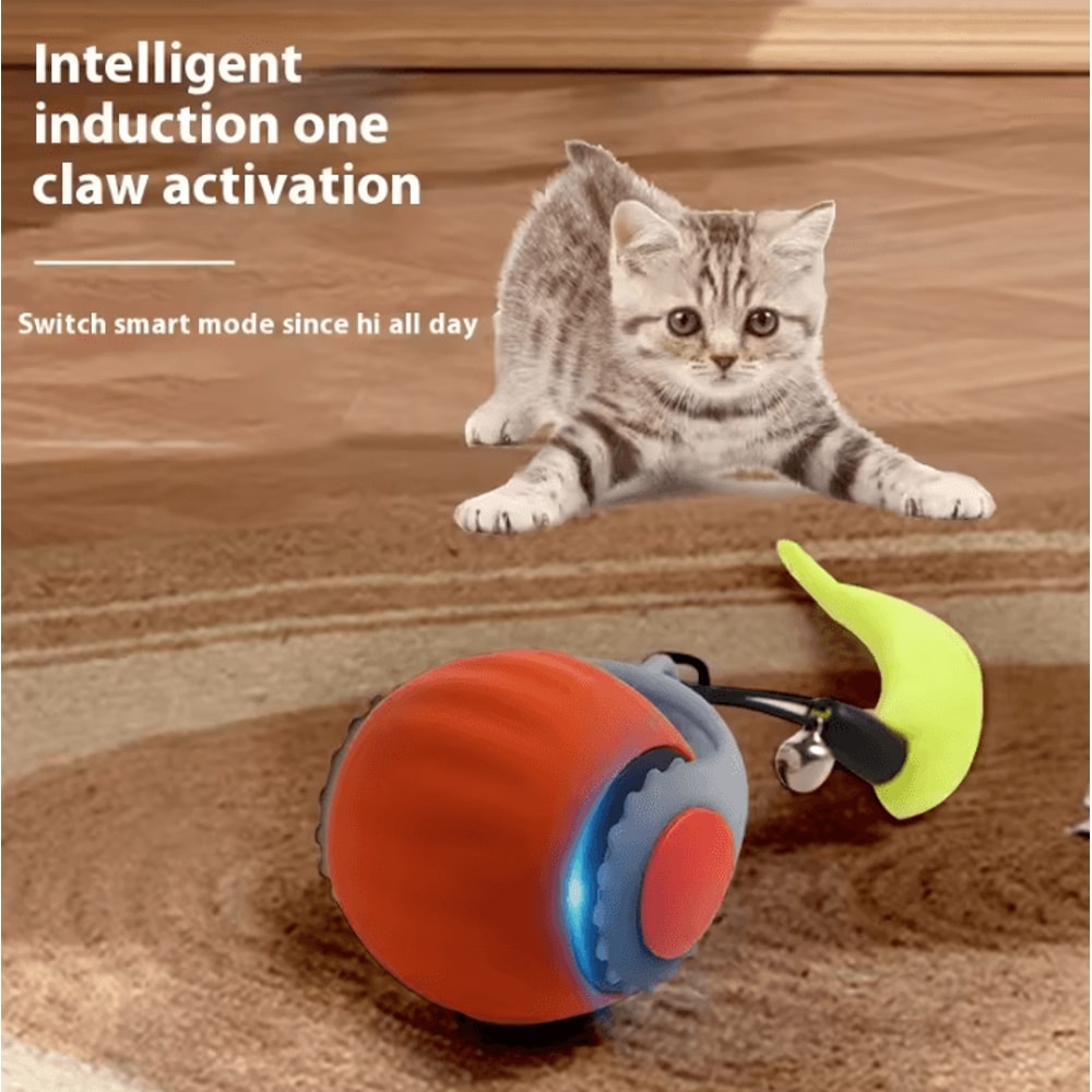 Smart Rolling Cat Ball Toy For Independent Play 1