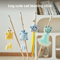 Wooden Bell Teaser Cat Toy For Interactive Play 0