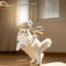 Wooden Bell Teaser Cat Toy For Interactive Play 1