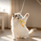 Wooden Bell Teaser Cat Toy For Interactive Play 2
