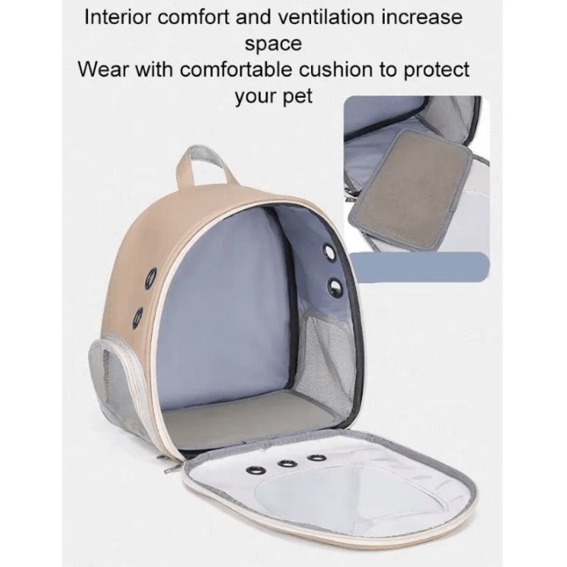 Transparent Pet Backpack Carrier For Cats Small Dogs 1
