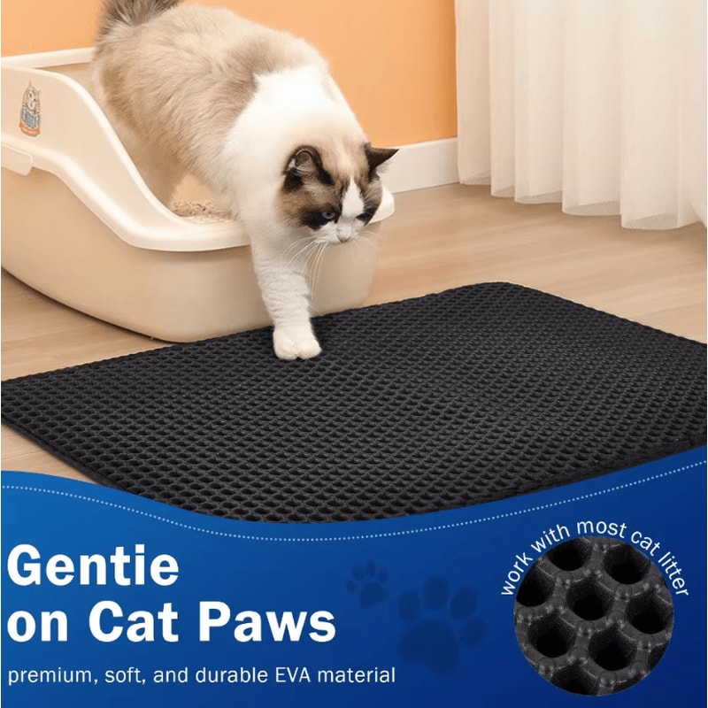 Waterproof DoubleLayer Cat Litter Trap Mat 3