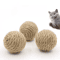 Natural Sisal Chew Fetch Ball For Cats 1