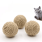 Natural Sisal Chew Fetch Ball For Cats 1