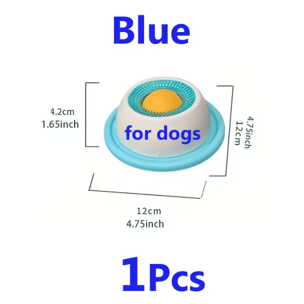 Yogurt Lick Mat Slow Feeder Bowl For Cats Dogs 3