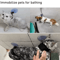 HandsFree Pet Shower Restraint Collar For Cats Small Dogs 2