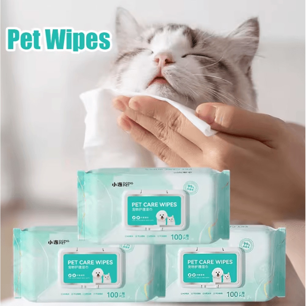 PurePaws Pet Cleaning Wipes For Dogs Cats 0