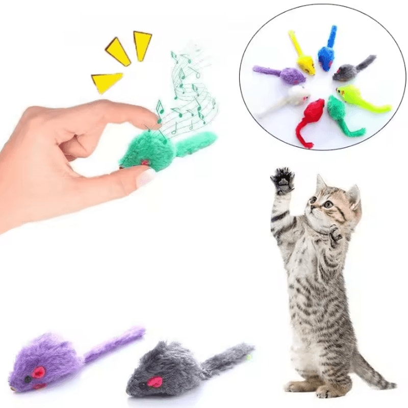 SqueakyMouse Catnip Hunting Toy For Cats 0