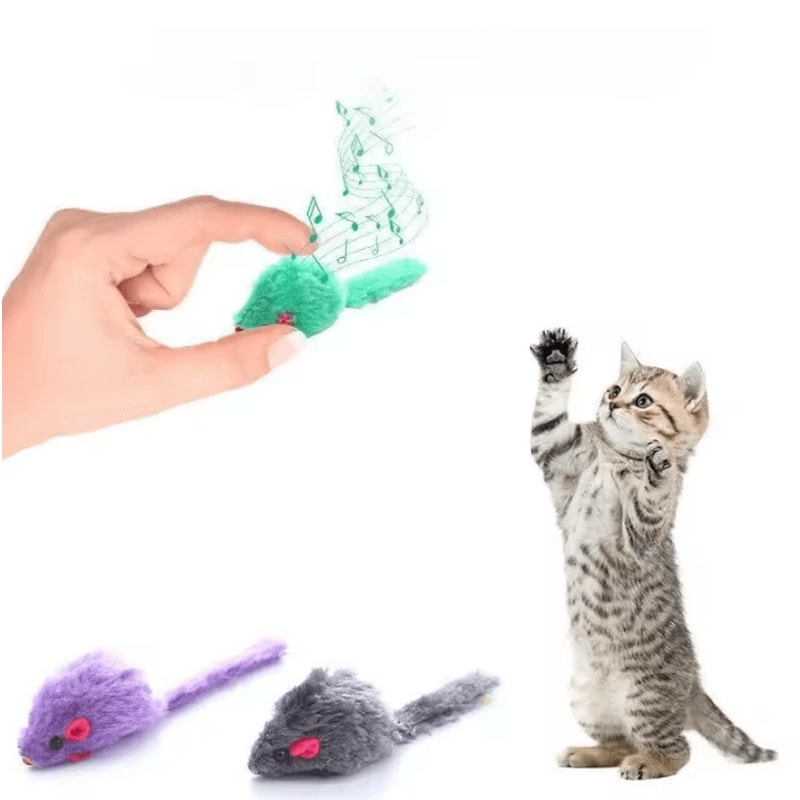 SqueakyMouse Catnip Hunting Toy For Cats 3